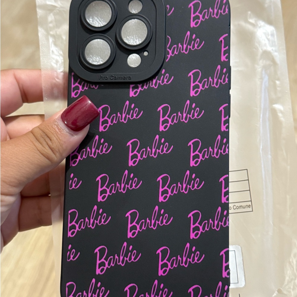 Barbie Signature Black and Pink iPhone Case